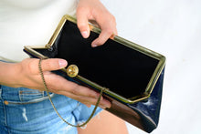 Load image into Gallery viewer, Clutch Purse-Vintage Navy