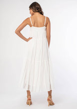 Load image into Gallery viewer, Bohemian Crochet Tiered Maxi Dress: Sherbert / S

