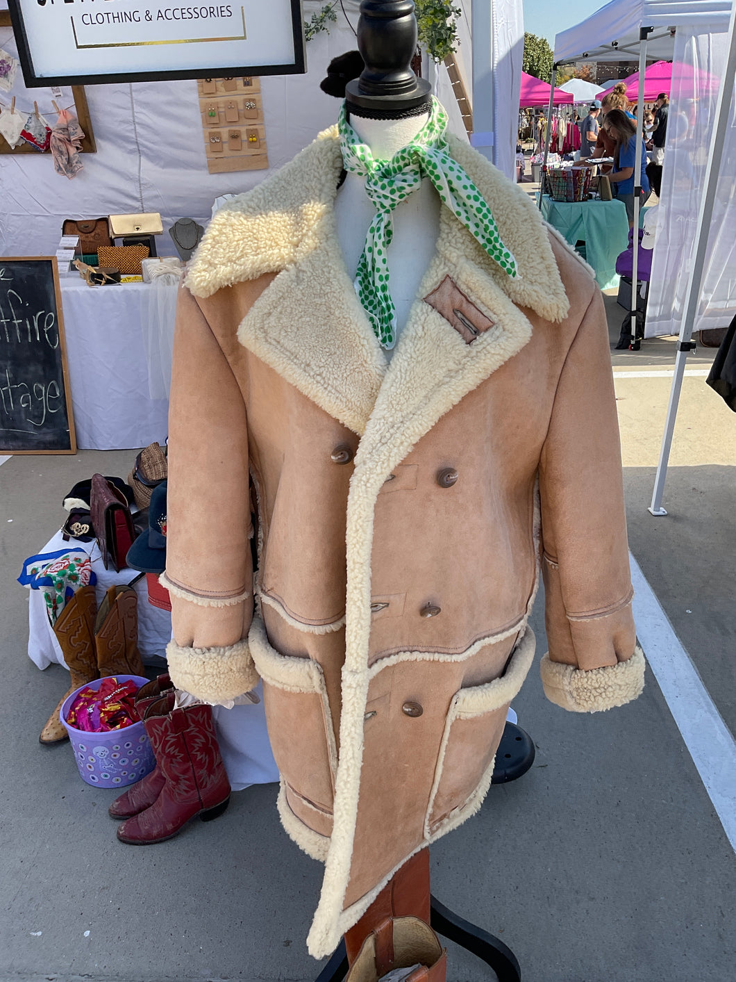 Shearling coat-vintage