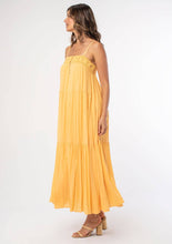 Load image into Gallery viewer, Bohemian Crochet Tiered Maxi Dress: Sherbert / S
