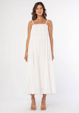 Load image into Gallery viewer, Bohemian Crochet Tiered Maxi Dress: Sherbert / L
