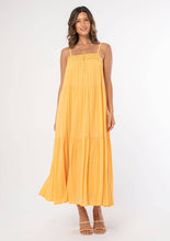 Load image into Gallery viewer, Bohemian Crochet Tiered Maxi Dress: Sherbert / L
