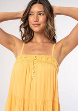 Load image into Gallery viewer, Bohemian Crochet Tiered Maxi Dress: Sherbert / S
