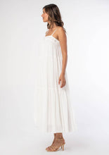 Load image into Gallery viewer, Bohemian Crochet Tiered Maxi Dress: Sherbert / L

