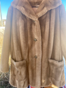 Vintage faux fur