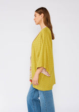 Load image into Gallery viewer, Pink Reversible Floral Print Kimono Cover Up: Rose/Green / One Size
