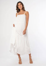 Load image into Gallery viewer, Bohemian Crochet Tiered Maxi Dress: Sherbert / S
