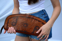 Load image into Gallery viewer, Purse- Vintage Tooled Leather handbag
