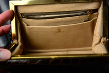 Load image into Gallery viewer, Purse Croc leather- Vintage Lesco
