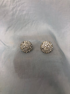 Earrings Vintage costume- pave style