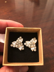 Earrings Vintage Rhinestone